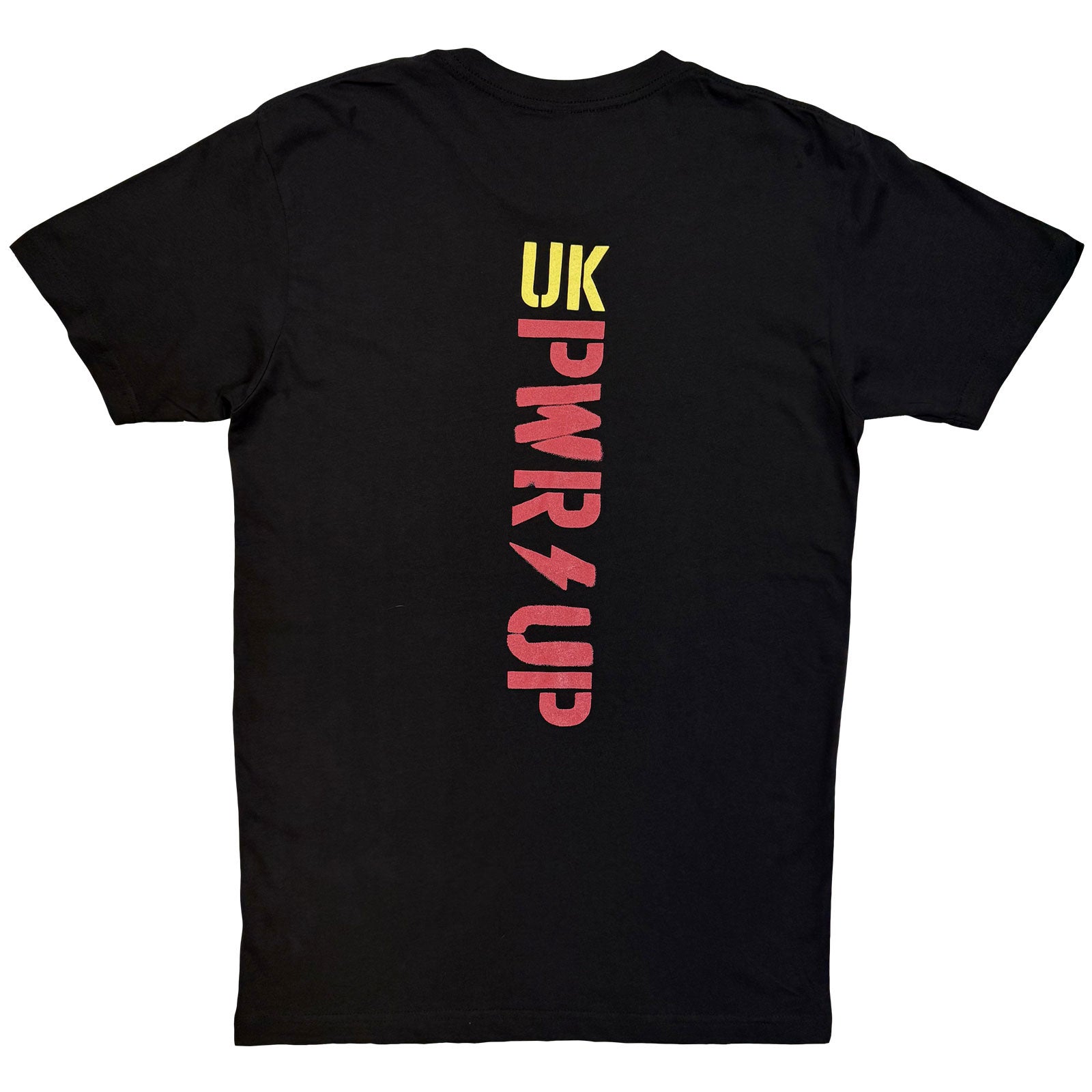 AC/DC Unisex T-Shirt: PWR-UP (Black) (Back Print)