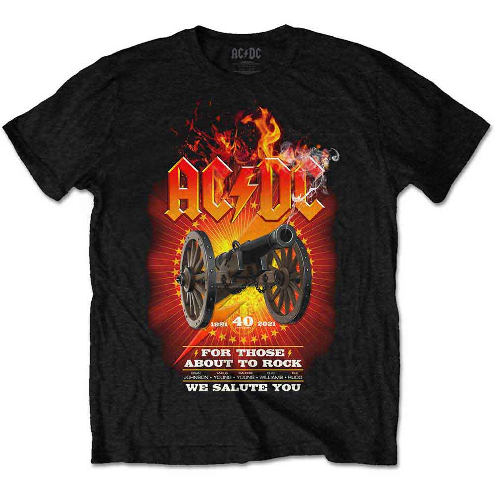 AC/DC Unisex T-Shirt: Minnesota '80 (Black)