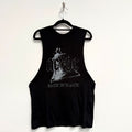 AC/DC Unisex Vest T-Shirt: Back In Black Bell (Black)
