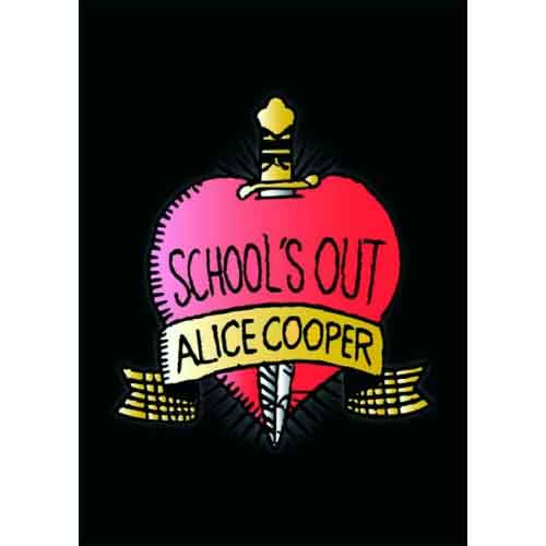 Alice Cooper Postcard: School's Out