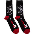 Alice Cooper Unisex Ankle Socks: Face (Black) (UK Size 7 - 11)