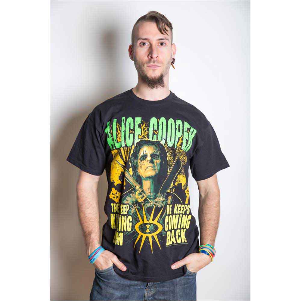 Alice Cooper Unisex T-Shirt: Graveyard (Black)
