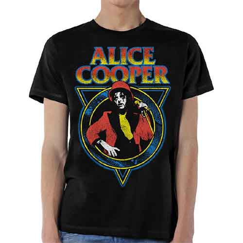 Alice Cooper Unisex T-Shirt: Snake Skin (Black)