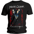Alice Cooper Unisex T-Shirt: Paranormal Splatter (Black)