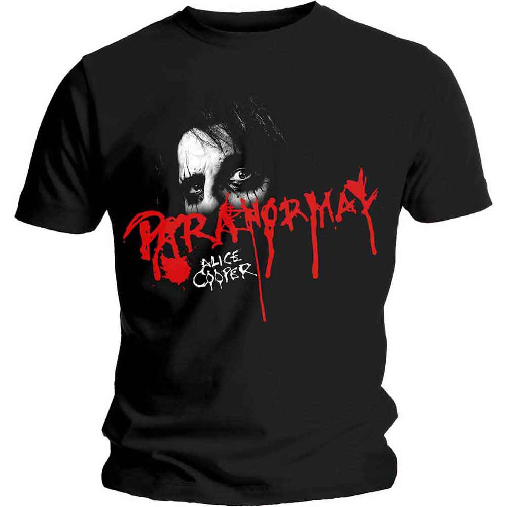 Alice Cooper Unisex T-Shirt: Paranormal Eyes (Black)