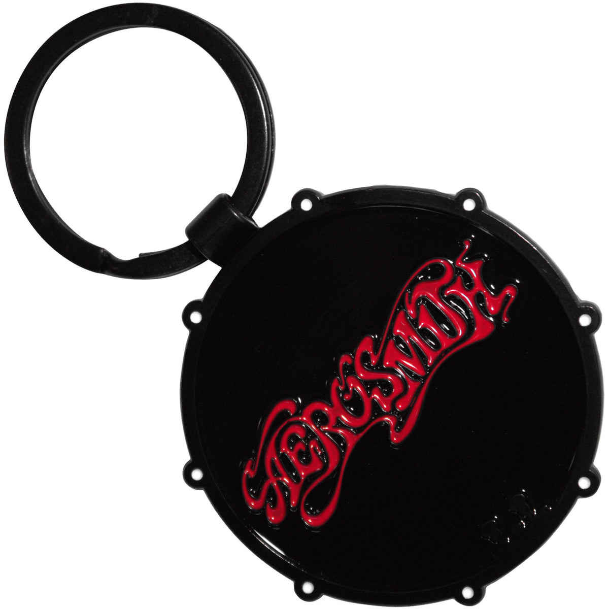 Aerosmith Keychain: Logo Drum (Double Sided)