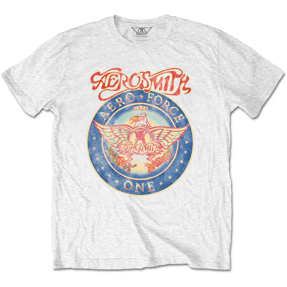 Aerosmith Unisex T-Shirt: Aero Force (White)