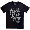 Aerosmith Unisex T-Shirt: Walk This Way (Black)