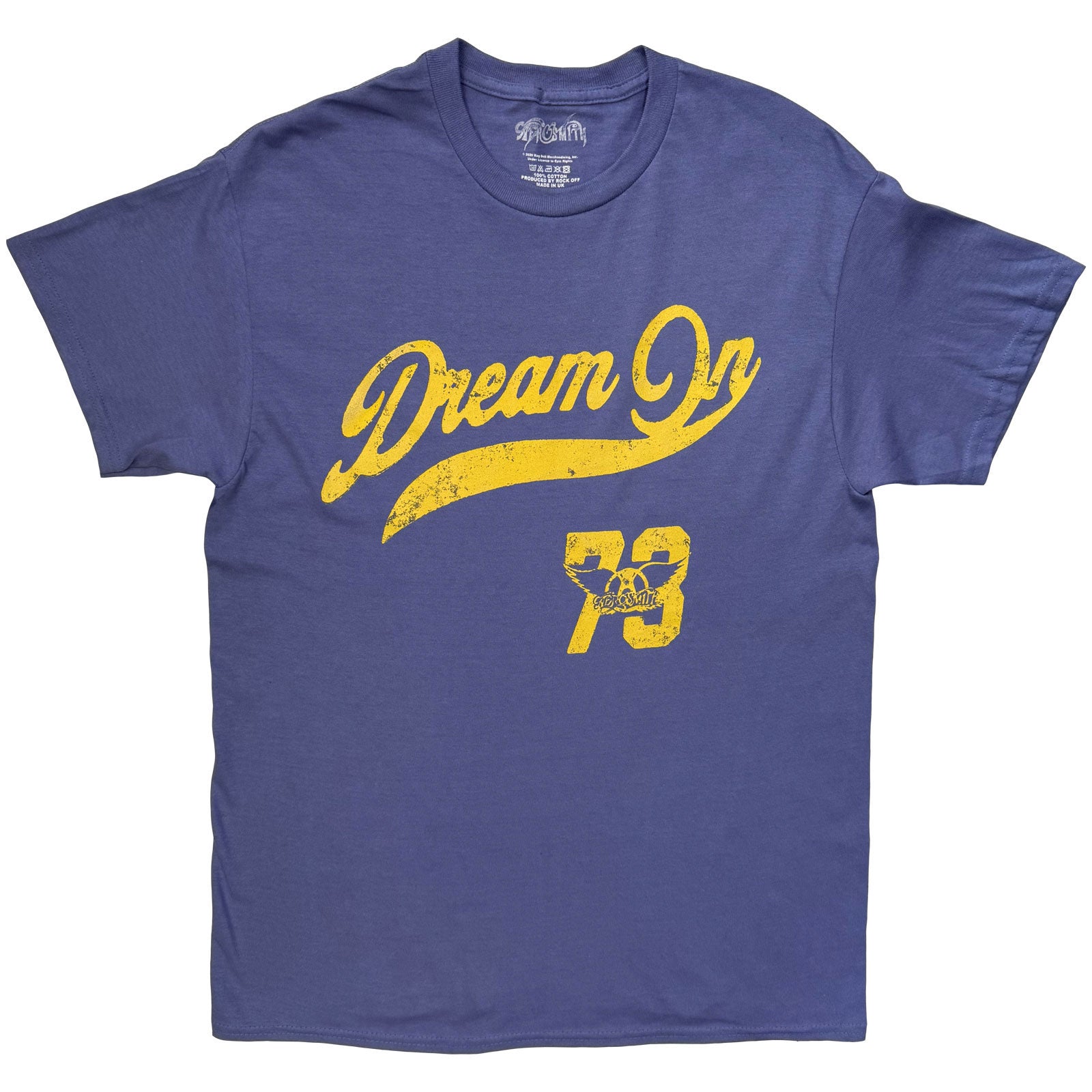 Aerosmith Unisex T-Shirt: Dream On (Blue)