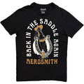 Aerosmith Unisex T-Shirt: Back In The Saddle (Black)
