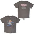 Aerosmith Unisex T-Shirt: Summer Tour '85 (Charcoal Grey) (Back Print)