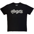 Aerosmith Unisex T-Shirt: Logo Mono (Black)