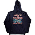 Alice In Chains Unisex Pullover Hoodie: Totem Fish (Navy Blue)