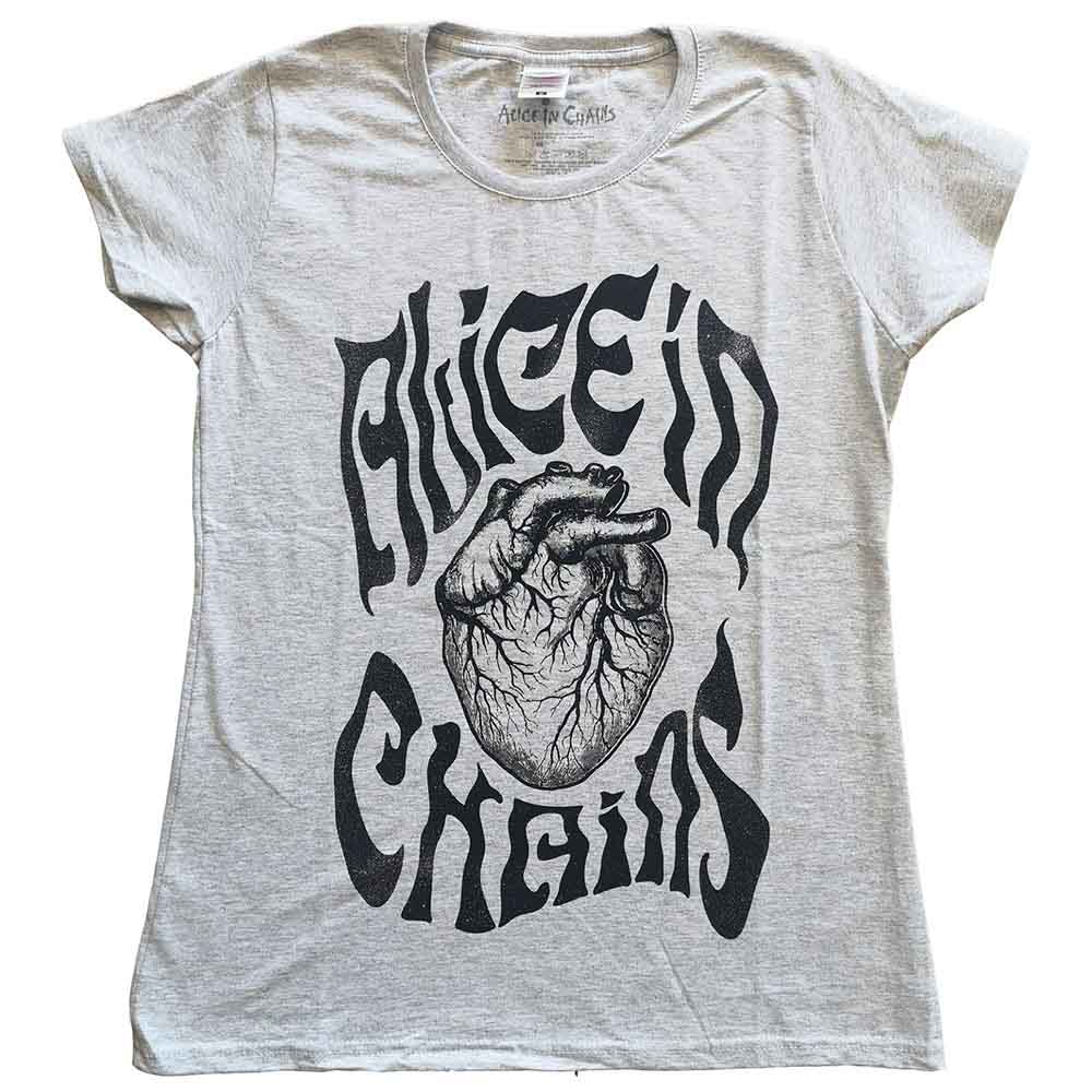 Alice In Chains Ladies T-Shirt: Transplant (Heather Grey)