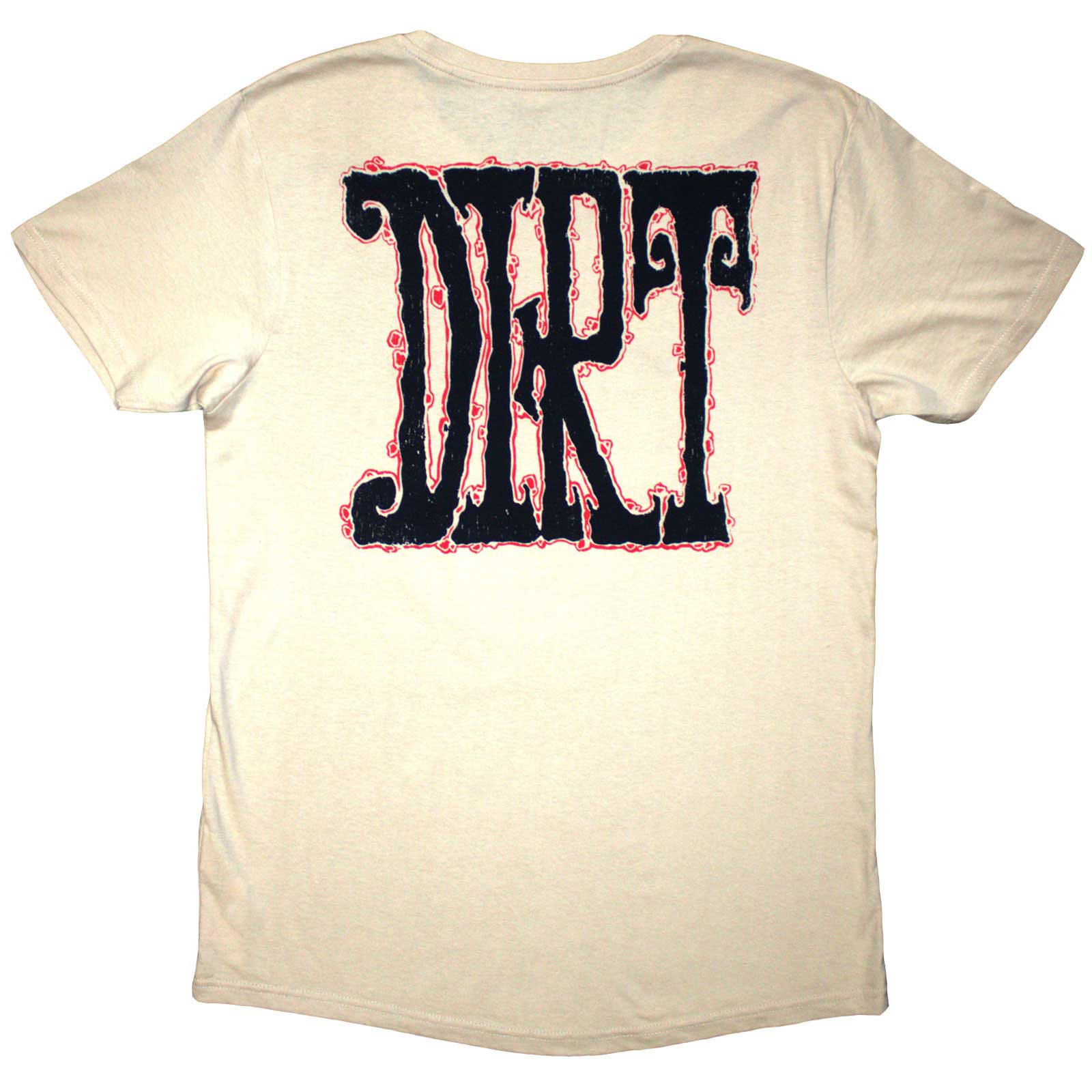 Alice In Chains Unisex T-Shirt: Dirt (Sand) (Back Print)