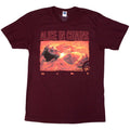 Alice In Chains Unisex T-Shirt: Dirt Orange (Maroon Red)