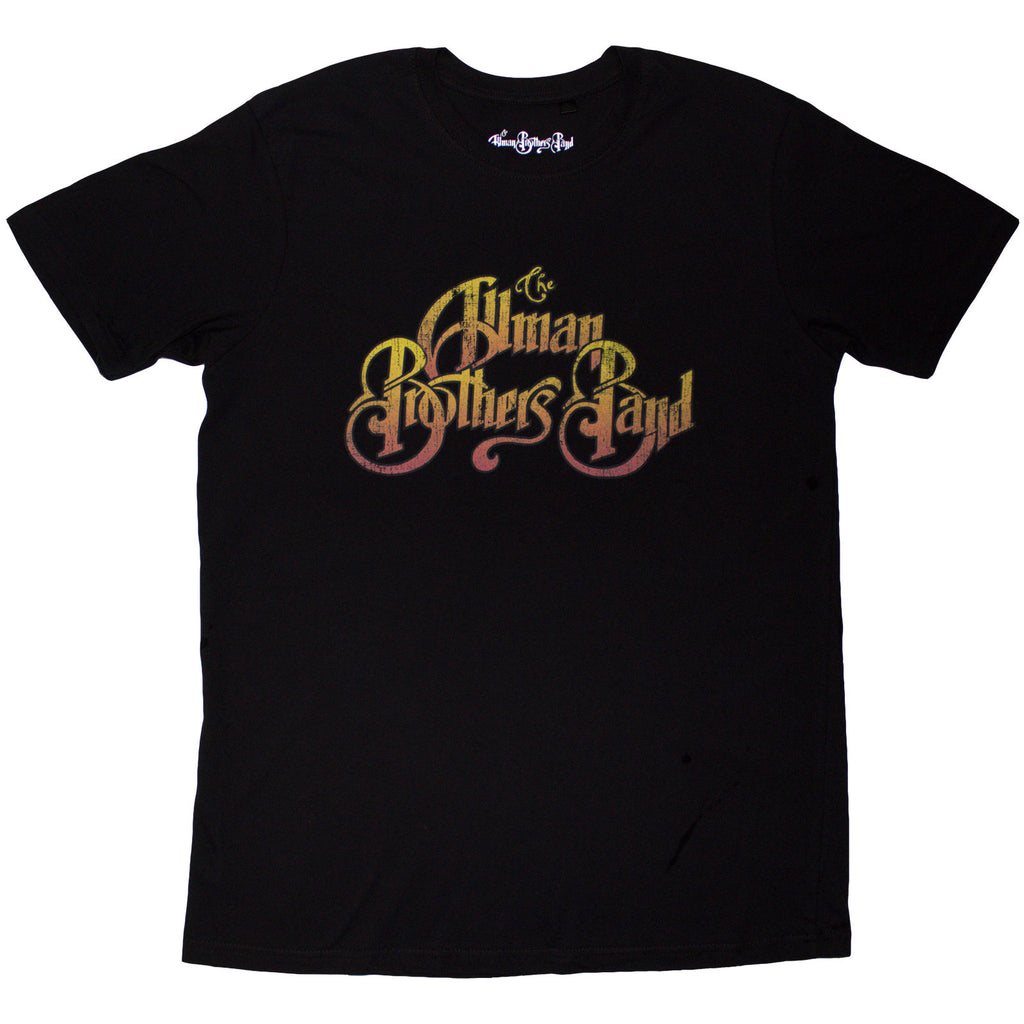 The Allman Brothers Band Unisex T-Shirt: Road Goes On (Black) (Back Print)