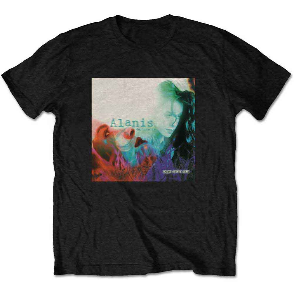 Alanis Morissette Unisex T-Shirt: Jagged Little Pill (Black)