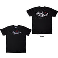Amy Winehouse Unisex Embellished T-Shirt: Back To Black (Black) (Back Print)