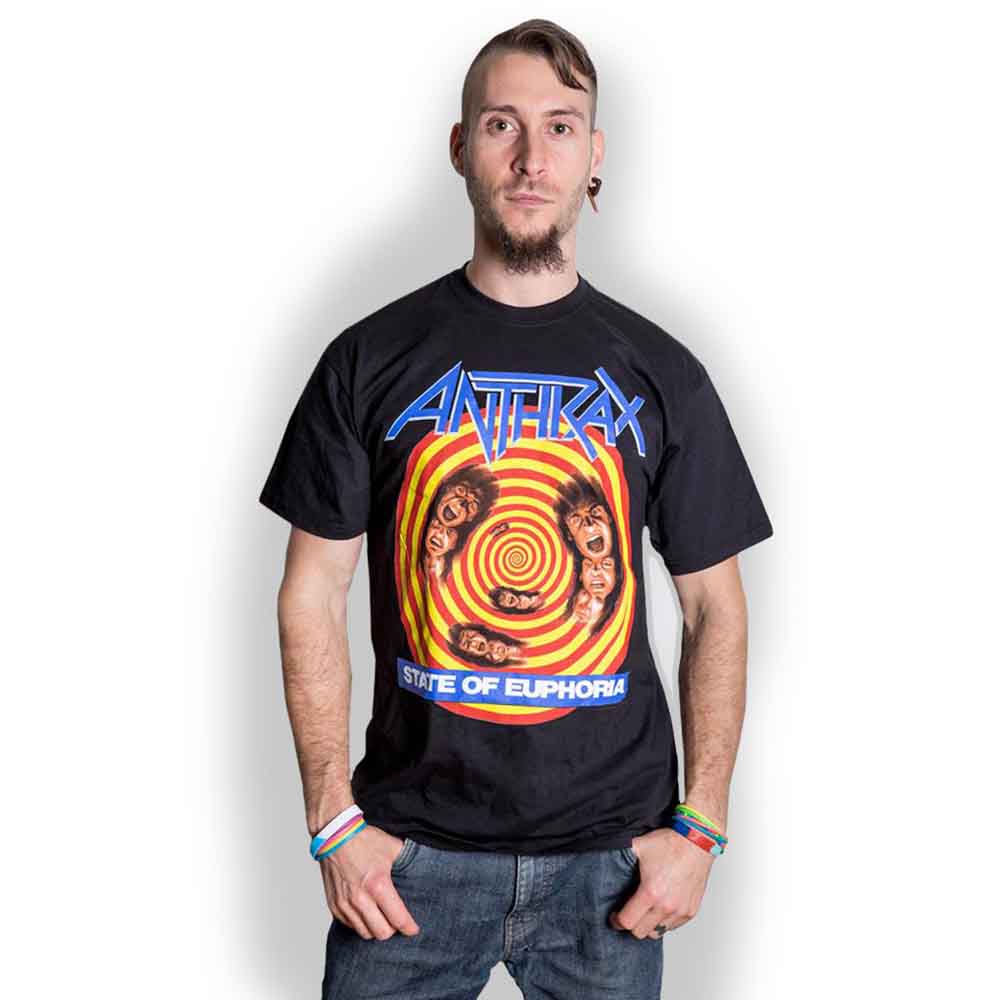 Anthrax Unisex T-Shirt: State of Euphoria (Black)