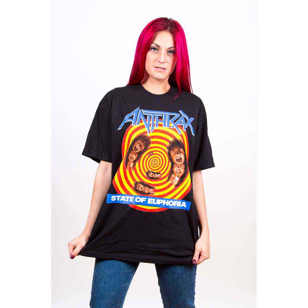 Anthrax Unisex T-Shirt: State of Euphoria (Black)