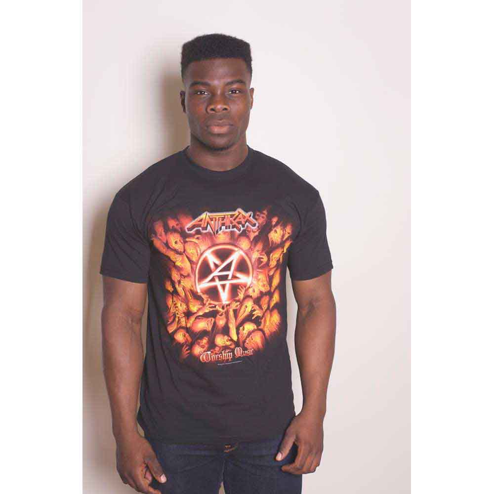 Anthrax Unisex T-Shirt: Worship Music (Black)