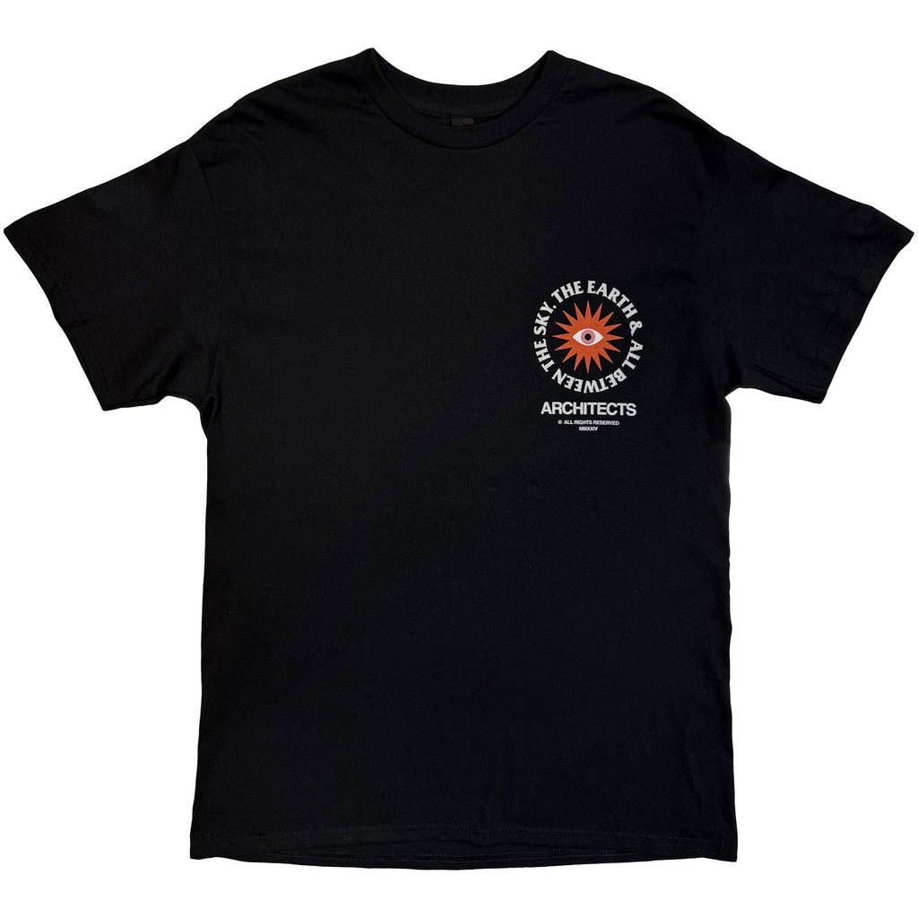 Architects Unisex T-Shirt: TSTE & AB Solar System (Black) (Back Print) (Ex-Tour)