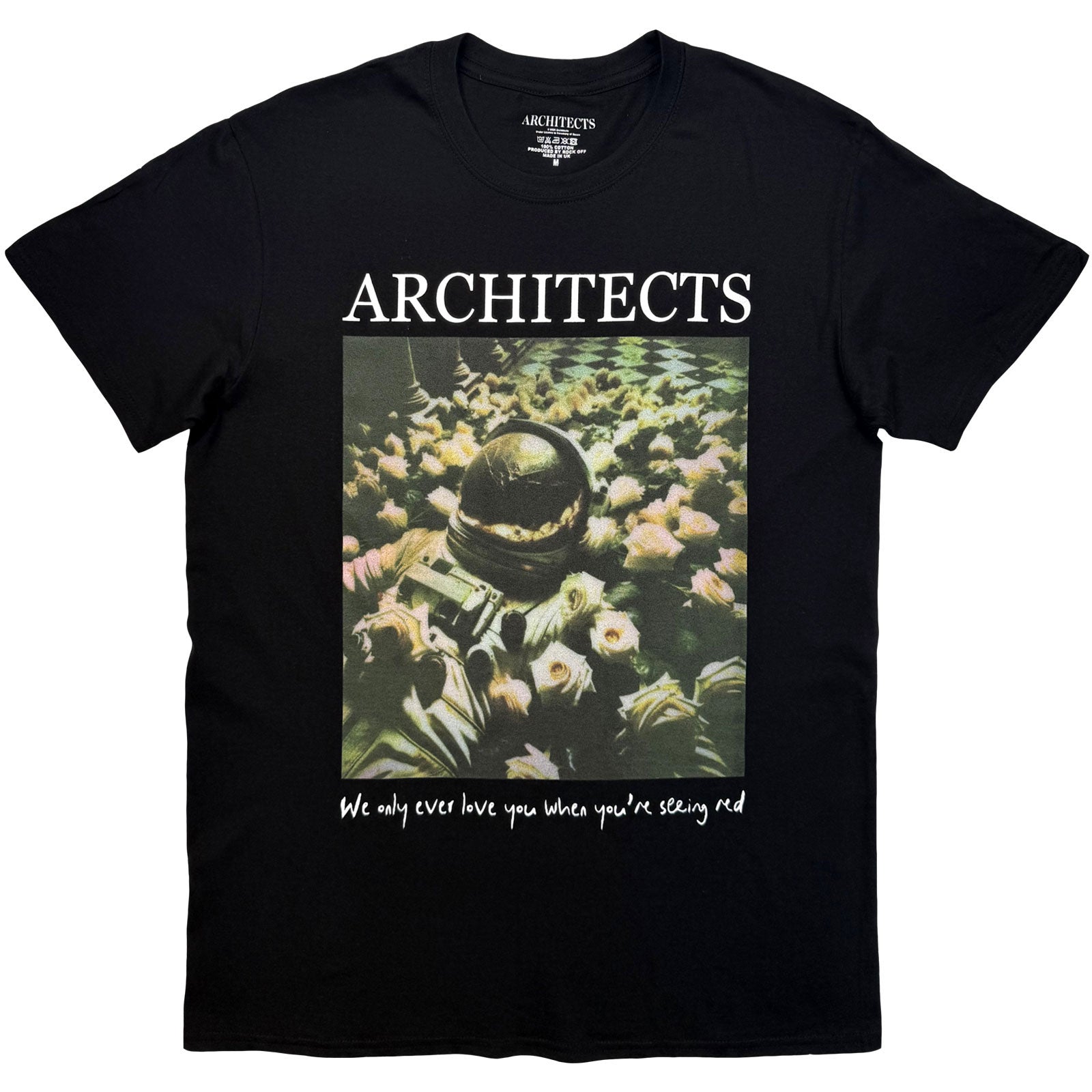 Architects Unisex T-Shirt: Astronaut Roses (Black)