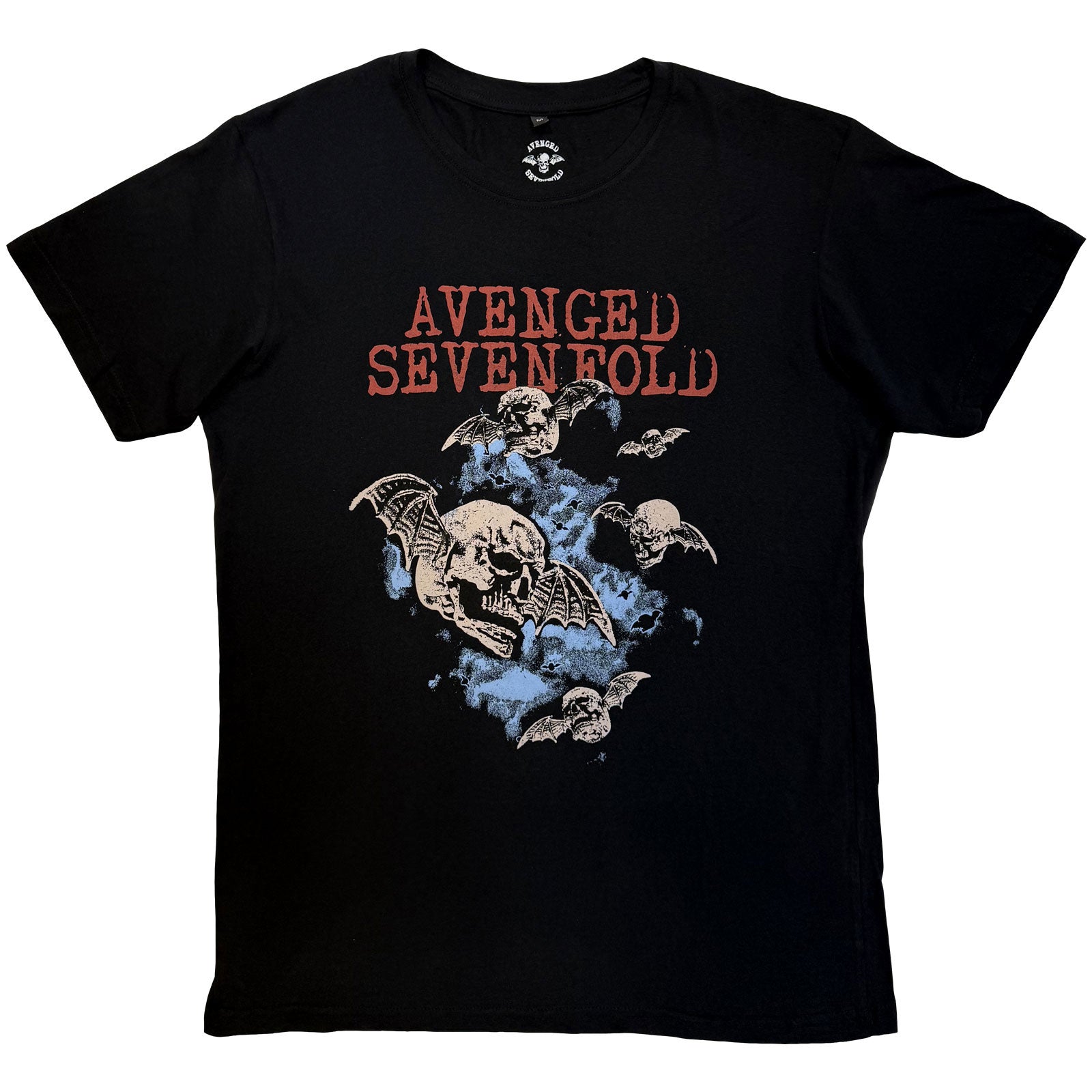 Avenged Sevenfold Unisex Premium Carbon T-Shirt: Night Bats (Black)