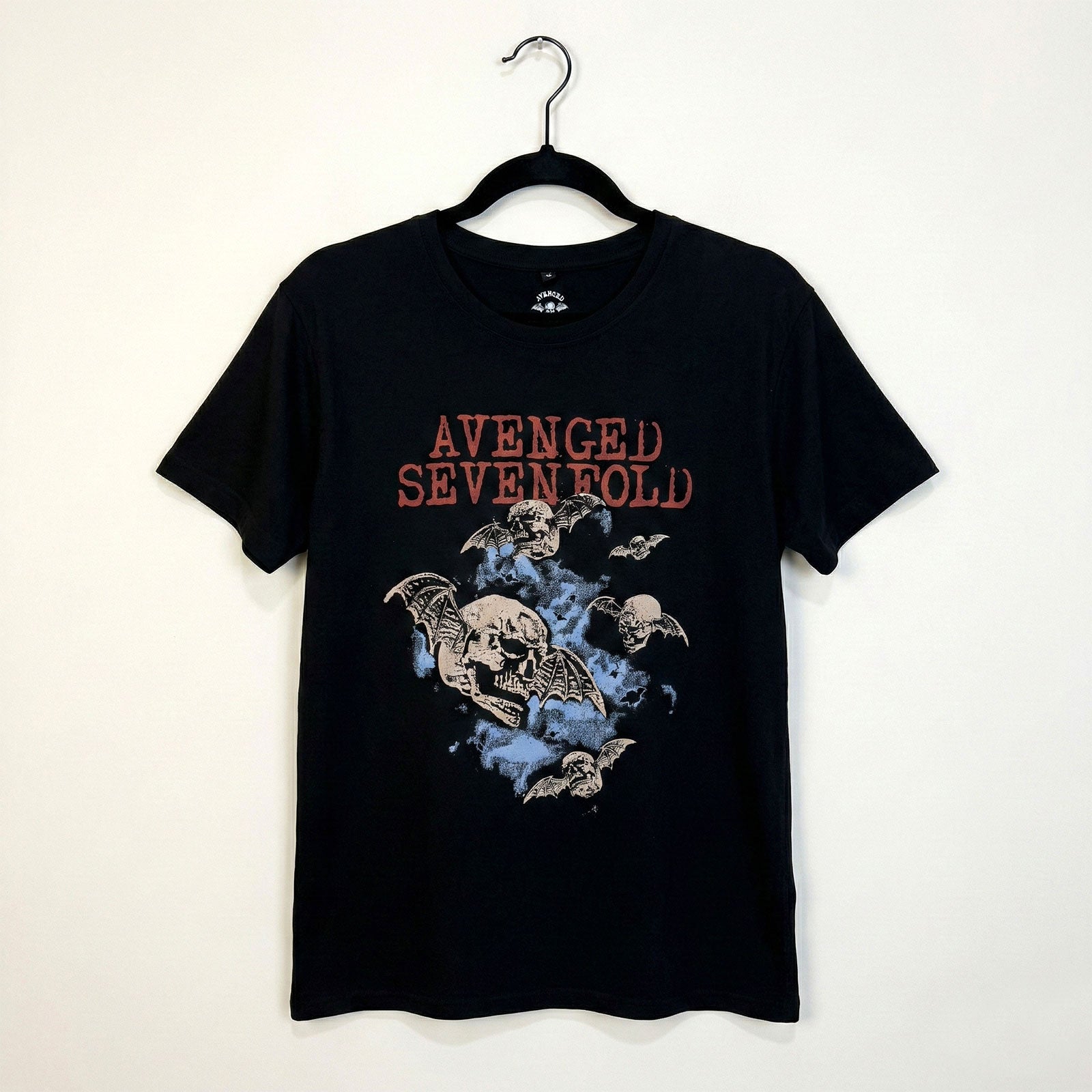 Avenged Sevenfold Unisex Premium Carbon T-Shirt: Night Bats (Black)