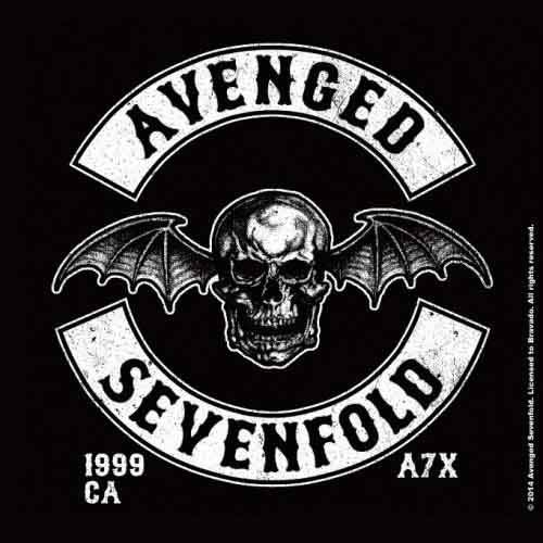 Avenged Sevenfold Single Cork Coaster: Deathbat Crest Individual (LOS)