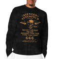 Avenged Sevenfold Unisex Long Sleeve T-Shirt: Seize The Day (Black) (Wash Collection)