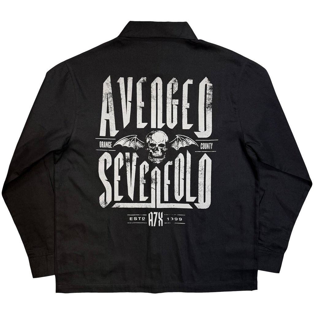 Avenged Sevenfold Unisex Casual Shirt: Est. 1999 (Black) (Back Print)