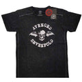 Avenged Sevenfold Unisex T-Shirt: Logo (Black) (Wash Collection)