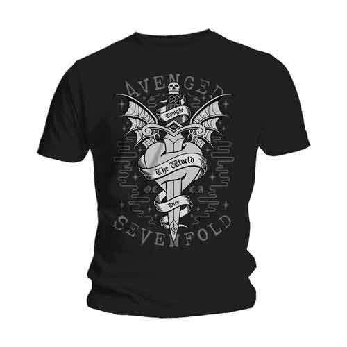 Avenged Sevenfold Unisex T-Shirt: Cloak & Dagger (Black)
