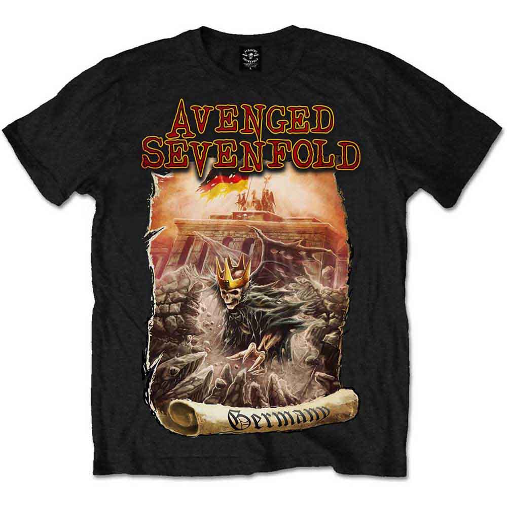 Avenged Sevenfold Unisex T-Shirt: Germany (Black)