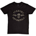 Avenged Sevenfold Unisex T-Shirt: Classic Deathbat (Black) (Hi-Build)