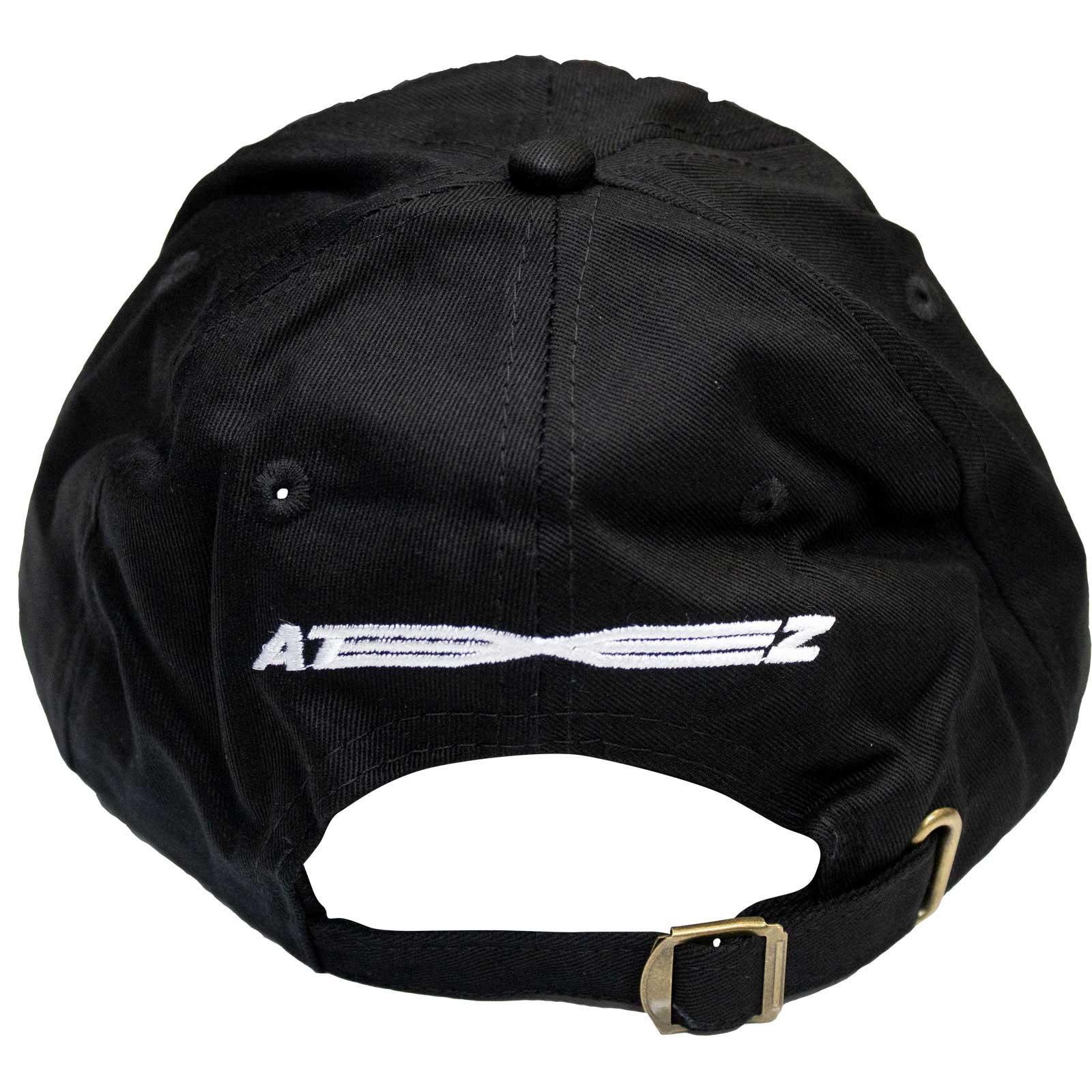 ATEEZ Unisex Baseball Cap: Fellowship Beginning Of The End (Black) (Back Print & Ex-Tour)