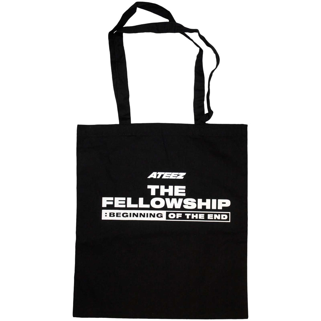ATEEZ  Cotton Tote Bag: Fellowship Beginning Of The End (Black) (Back Print & Ex-Tour)