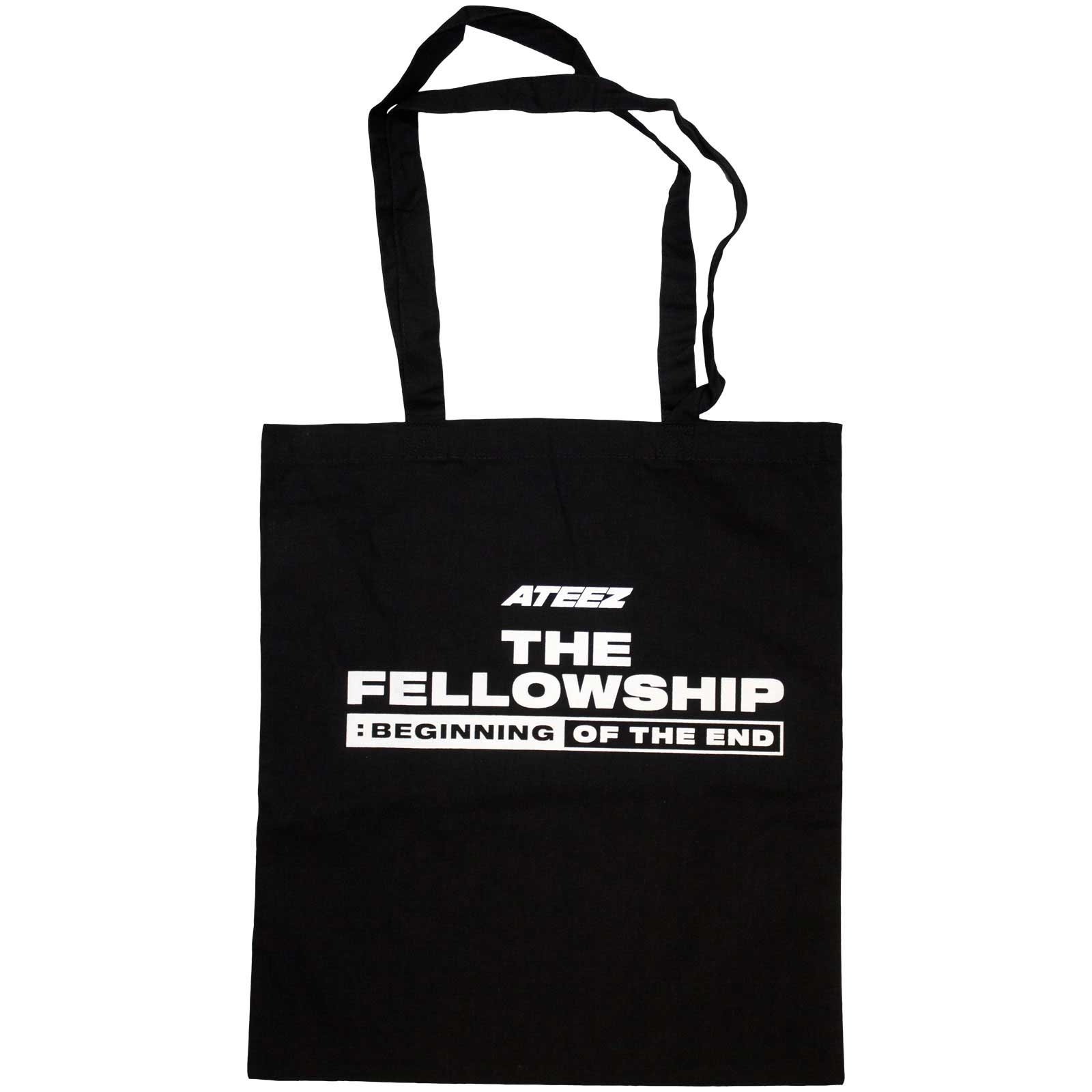 ATEEZ  Cotton Tote Bag: Fellowship Beginning Of The End (Black) (Back Print & Ex-Tour)