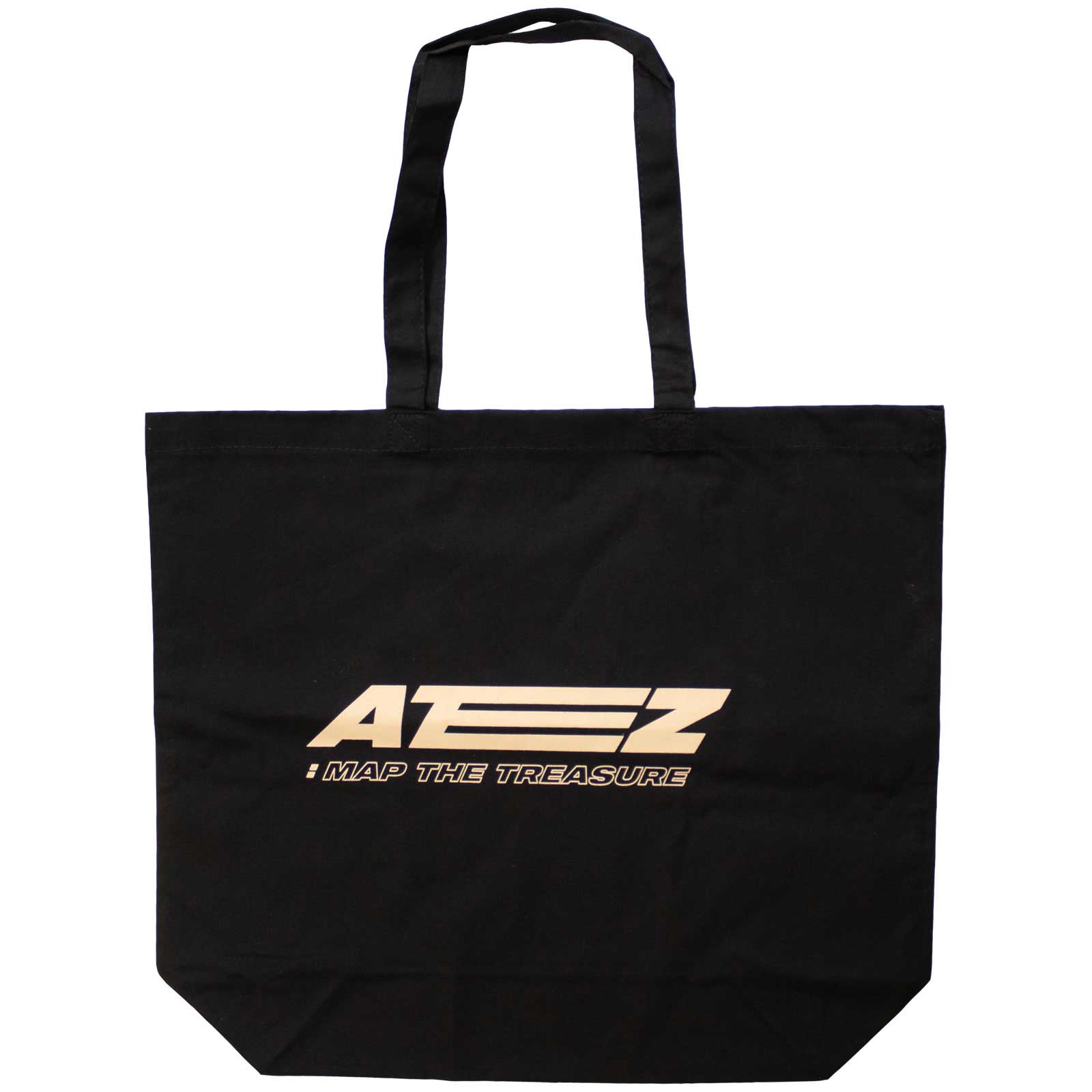 ATEEZ  Cotton Tote Bag: Fellowship Map The Treasure (Black) (Back Print & Ex-Tour)