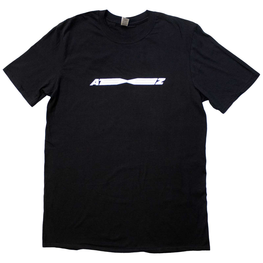 ATEEZ Unisex T-Shirt: Fellowship Tour Euro Logo (Black) (Back Print & Ex-Tour)