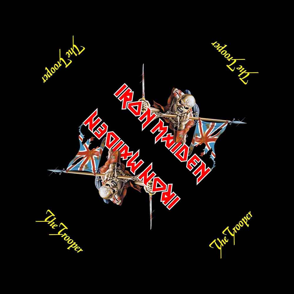 Iron Maiden Unisex Bandana: The Trooper (Black)