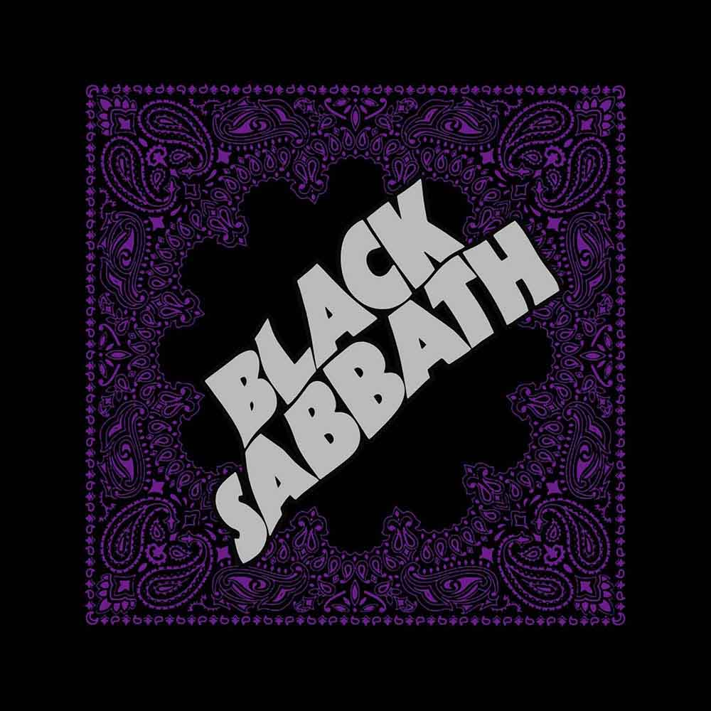 Black Sabbath Unisex Bandana: Logo (Black)