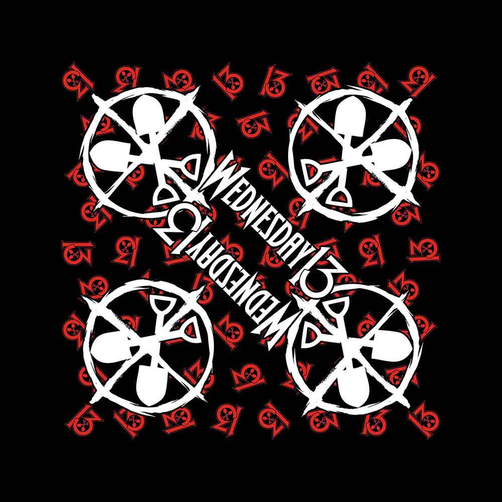 Wednesday 13 Unisex Bandana: Logo Shovels (Black)