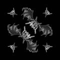 Dark Angel Unisex Bandana: Logo (Black)