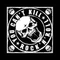 Generic Unisex Bandana: You Can't Kill Rock N' Roll (Black)