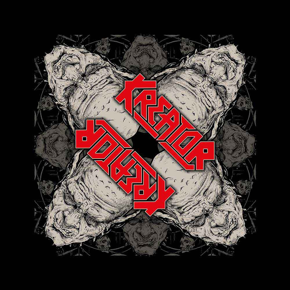Kreator Unisex Bandana: Skull (Black)