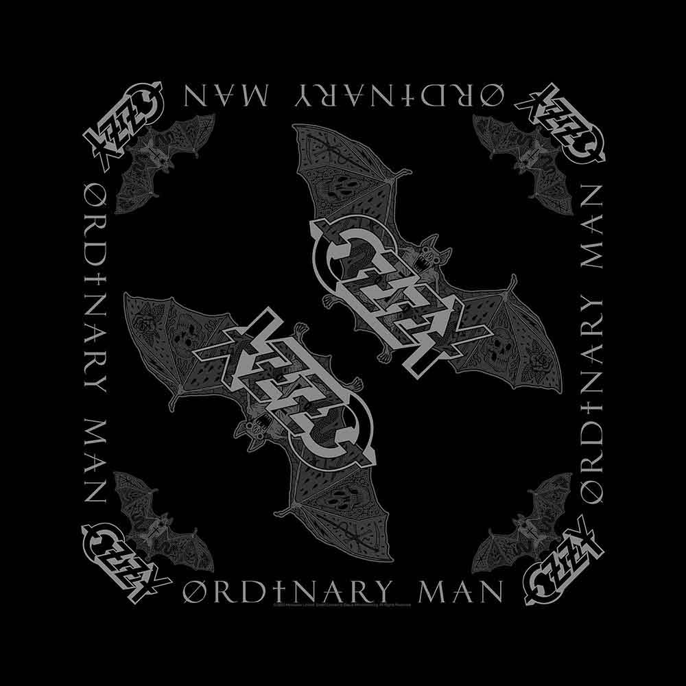 Ozzy Osbourne Unisex Bandana: Ordinary Man (Black)