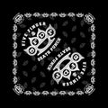 Five Finger Death Punch Unisex Bandana: Knuckles (Black)
